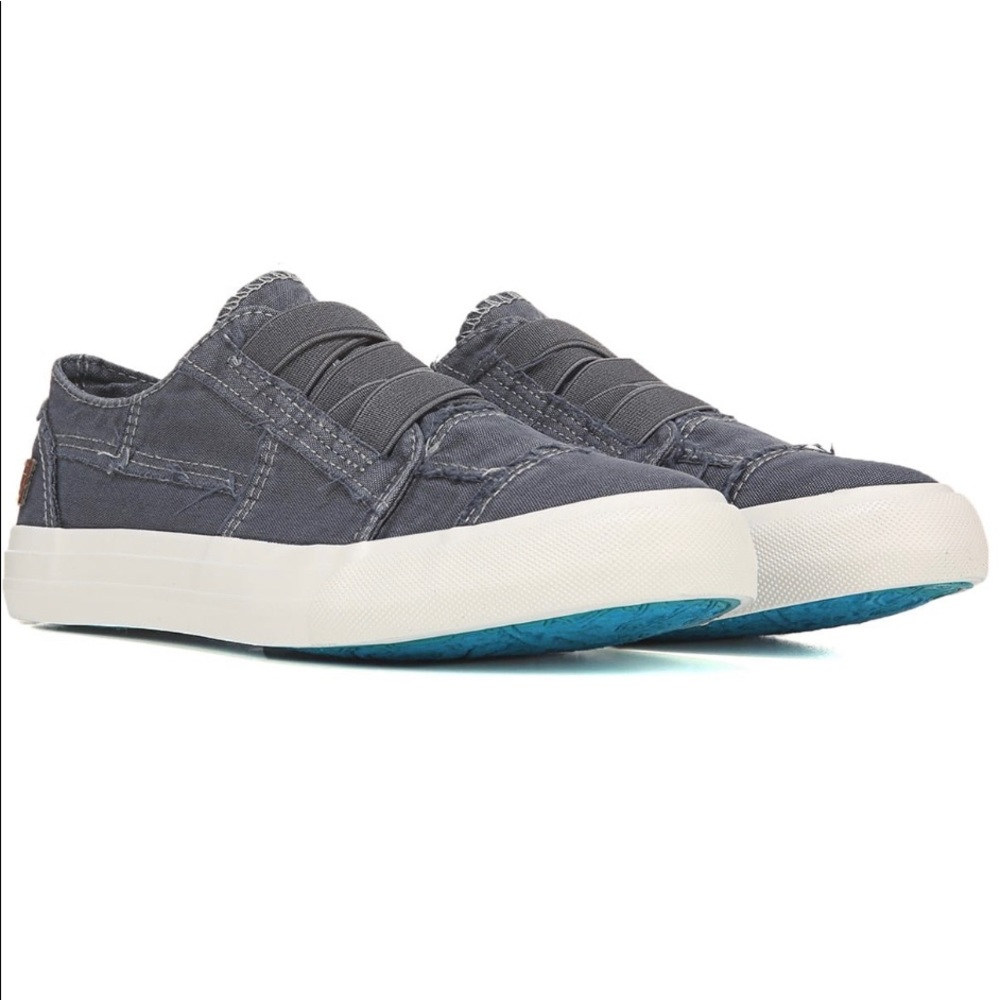 Blowfish Malibu Women's Marley Sneaker, Blue Tuna Canvas